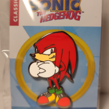 Knuckles The Echidna Enamel Pin Official Sonic the Hedgehog Collectible Brooch - $16.40