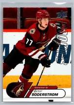 2020-21 Upper Deck NHL Star Rookie Card #17 Victor Soderstrom RC Coyotes - £0.78 GBP