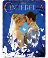 Disney's Cinderella Royal Couple woven tapestry throw blanket - $16.78