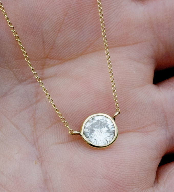 Authenticity Guarantee
GIA 1.15c BRILLIAT CUT NATURAL DIAMOND PENDANT 14K GO... Item image 4