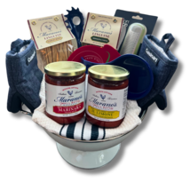 TONIGHT WE PASTA! Deluxe Gourmet &#39;Blue&#39; Gift Baskets from Marano Foods - £96.15 GBP