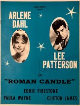 ARLENE DAHL AUTOGRAPHED Hand SIGNED 1962 ROMAN CANDLE Program Pamphlet w... - $34.99