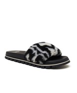 Marc Jacobs The Monogram Teddy Slide – Black/Ivory - $2,117.21 MXN