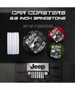 Jeep Car Coasters, Wrangler Car Coasters, Jeep Accessories - £7.56 GBP