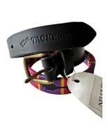 The Tackeria Leather Belt NWT Black Argentine Polo Gaucho Pampa 20 Black - €58,73 EUR