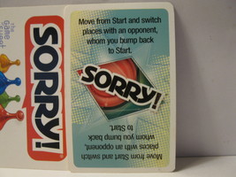 2003 Sorry Board Game Piece: Card - Switch With Opponent - £0.78 GBP