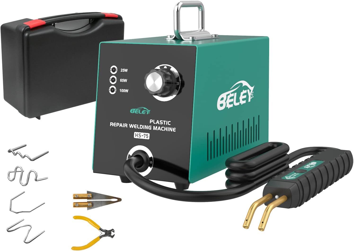 Plastic Welder Kit Hot Stapler - BELEY Adjustable 25W 65W 100W Green  - $143.55