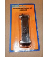 Hex Key Allen Wrench Set 7pc SAE CE Tools 1/8&quot; To 3/8&quot; Cles Male Metal C... - $13.02 CAD