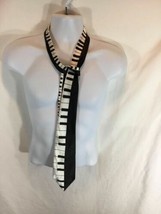 Mens Tie 100% Polyester Piano Keys Organ Keyboard  - £10.15 GBP