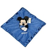 Disney Mickey Mouse Lovey Security Blanket Blue Just Play Rattle Plush N... - $34.53