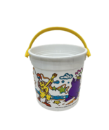 Vintage 1992 McDonalds Rockin Out The Beach Plastic Pail Bucket 4.5 x 5.5&quot; - £8.05 GBP