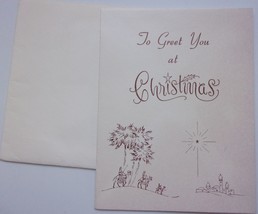 Vintage Christmas Greeting From Pastor Berch &amp; Family Chicago IL - $1.99