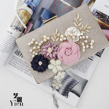 Blooms in Vogue: Artisanal Petals - Handcrafted Floral Evening Bags - £32.48 GBP