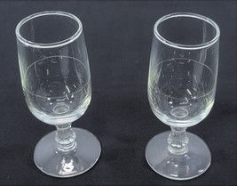 I) Set of 2 Liquor Alcohol Whisky Cognac Bar Shot Pedestal Glasses - £4.74 GBP