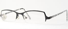 Vintage Augentraum AV323 01 Noir/Blanc Unique Rare Lunettes Cadre 50-18-140 - $76.03