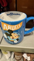  Walt Disney World Abuelo Mickey Mouse Castle Ceramic 17 oz Mug Cup NEW - $27.90