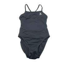 TYR Womens Durafast Elite Thin-X Fit One Piece Swimsuit Open Back Black 34 - $33.73