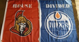 House Divided - Ottawa vs. Edmonton Flag - 3ft x 5ft - £15.98 GBP