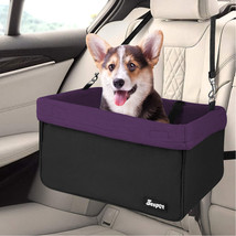 GOOPAWS Dog Booster Seats for Cars, Portable Dog Car Seat Travel Carrier with Se - £31.38 GBP