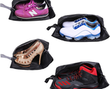 Travel Shoe Bags Set of 4 Waterproof Nylon with Zipper for Men &amp; Women, ... - $17.65