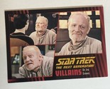 Star Trek The Next Generation Villains Trading Card #42 Dr Ira Graves - $1.97