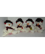 Russ Berrie Stuffed animal Baby FREEZY Snowman 6&quot; decoration you pick or... - $337.31 MXN