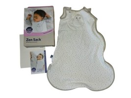 Nested Bean Zen Sack Classic Small Infant Sleep Sack 0-6 Months White Cotton  - £18.68 GBP