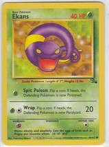 M) Pokemon Nintendo GAMEFREAK Collector Trading Card Ekans 46/62 40HP - £1.55 GBP