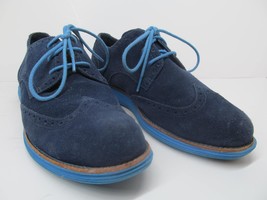 Cole Haan  LunarGrand Blue Suede Wingtip Sneakers Women’s Size 8.5 - £31.36 GBP