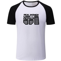Real Women Use Three Pedals Print Mens Boys Casual T-Shirts Graphic Tops Shirts - £12.99 GBP
