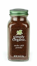 Simply Organic Ancho Chili Powder Certified Organic, 2.85 Ounce - £11.73 GBP