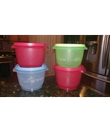 VTG Tupperware Impressions Serverlier Storage Bowl Lot of 4 w Lids #886 ... - $463.55 MXN