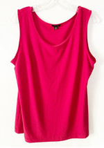 Iman Women&#39;s Red Polyester Blend Sleeveless Dress Tank Top Size 1X - £9.86 GBP