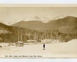 Mts Adams and Madison from Glen House New Hampshire Real Photo Postcard - $17.82