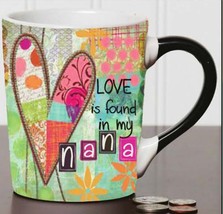 Love Is Found In My Nana 20 Oz. Ceramic Coffee Mug - £12.61 GBP