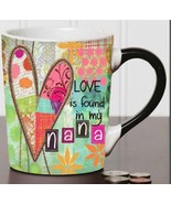 Love Is Found In My Nana 20 Oz. Ceramic Coffee Mug - $299.92 MXN