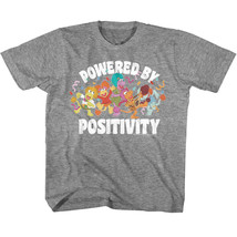 Fraggle Rock Powered by Positivity Kids T Shirt Party Time Confetti Jim ... - £16.80 GBP