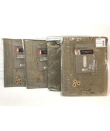 Chris Madden Astor Leaf Floral Embroidery Silk 4pc Drapery Panel &amp; Valan... - $200.00