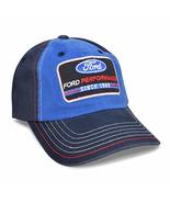 Checkered Flag Blue Front and Black Sprots Baseball Cap for Ford Perform... - £15.61 GBP
