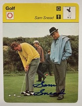 Sam Snead (d. 2002) Autographed Vintage 1978 Sportscaster Card - $59.99