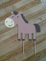 Horse Cake Topper! Great for your farm party! CUTE!! - $4.90