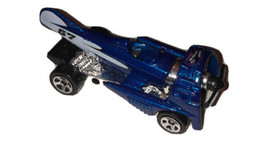 Hot Wheels 1996 Dog Fighter Plane Car Blue Loose - $2.87