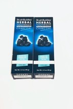 Herbal Toothpaste,Activated Charcoal, Cool Mint, &amp;Fluoride Free-(2 Tubes) - £9.14 GBP