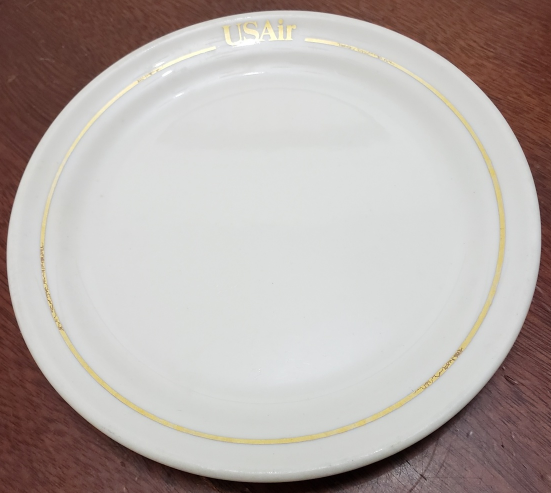vintage USAIR Ceramic Dish 6&quot; x 4&quot; x 1&quot; - $6.95