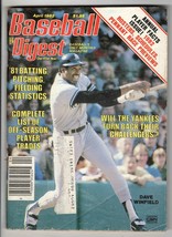 Apr 1982 Baseball Digest Magazine Dave Winfield Yankees - £7.87 GBP