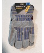 Leather/Cowhide ￼Palm XL Work Gloves ~ Hand Crew ~ 4 pair! - $506.69 MXN