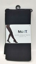 ( 1 )MixitSUPER OPAQUE TIGHTS CONTROL TOP - Black Size S - $12.86