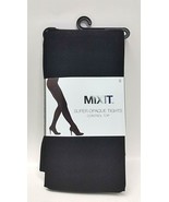 ( 1 )MixitSUPER OPAQUE TIGHTS CONTROL TOP - Black Size S - $235.83 MXN