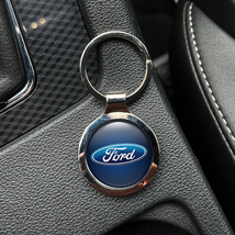 Top Quality Ford Emblem Metal Keychain Emblem Epoxy Logo Gift Keyholder - $13.90