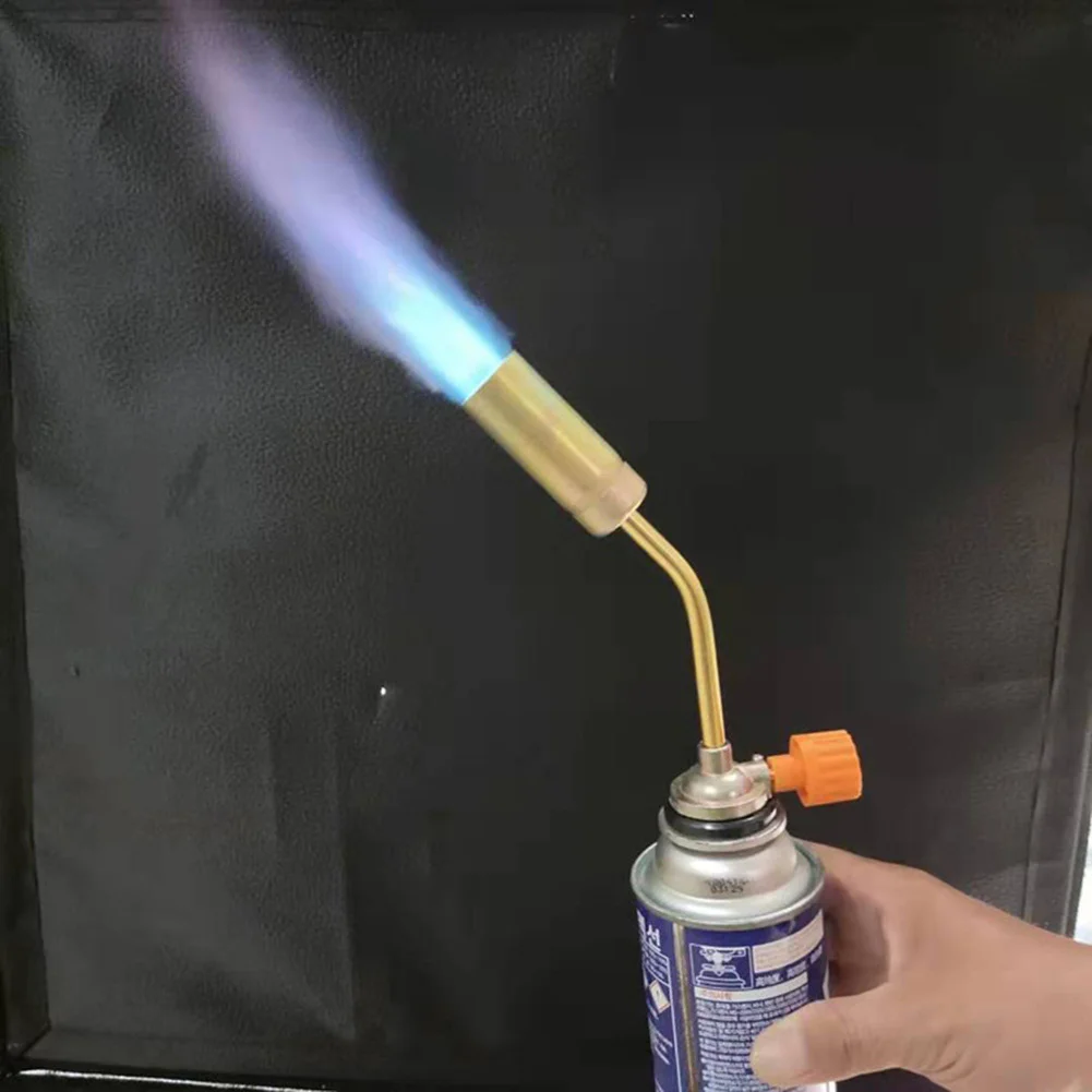 Butane Burner Welding Gas Torch Manual Ignition Welding Gas Torch Nozzle Kitchen - £103.72 GBP